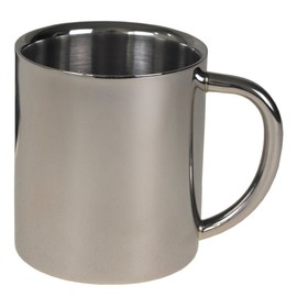 Cup, double wall, 250 ml stainless steel