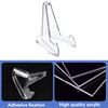 KeaJuidy Pack of 15 Acrylic Card Stands Easel Stand Transparent