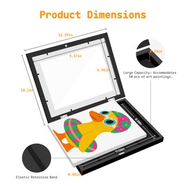 1 Pack Kids Artwork Frames Changeable 8.5 x 11 Inch Children Art Projects Children Art Frames Front Opening Picture Display Frame Holds 150 Drawings for Craft Storage, Room Decor, Portfolio, Black