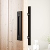 SMARTSTANDARD 12" Heavy Duty Sliding Barn Door Handle, Pull and