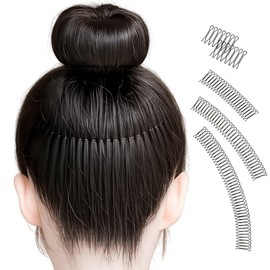Shripharm fine hair fixing pin bun hair ponytail hairpin 4 size set, 4 pieces, black / 슈리팜 잔머리 고정핀 올림머리 똥머리 헤어핀 4사이즈 세트, 4개, 블랙