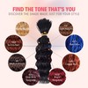 Pre-Divided Human Braiding Hair for Curly Boho Braids Bulk Pre-streached