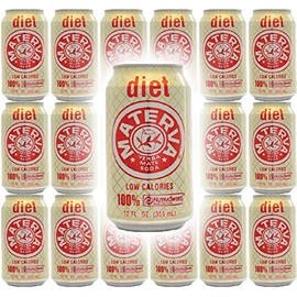 Materva Diet Soda, 12oz Can (Pack of 18, Total of 216 Fl Oz)