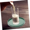 Mobestech Brass Coasters for Drinks Round Heat Resistant Coasters Protect