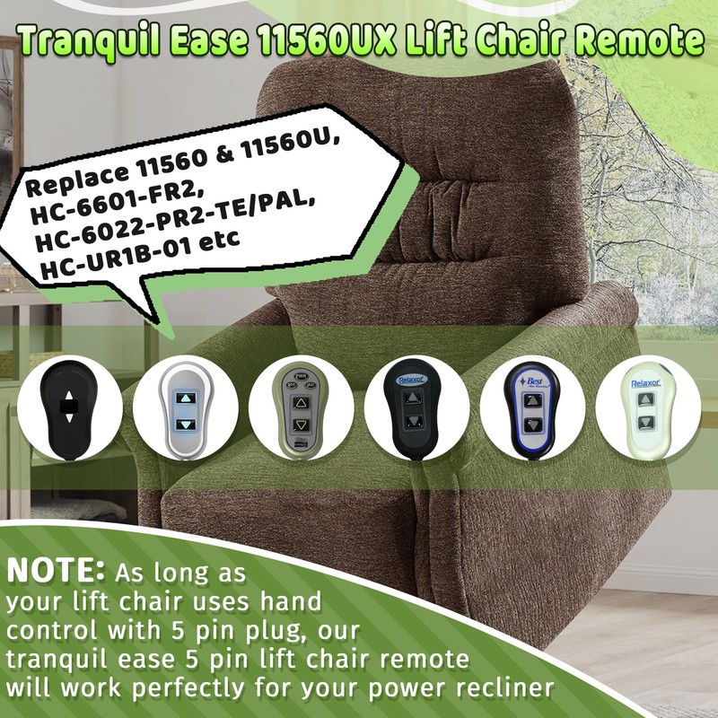 Aituzero Upgraded Tranquil Ease 11560UX & 11560 5 Pin Lift