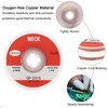 sourcing map Solder Wick Braid No-Clean Desoldering Wick Braid 0.08/0.1/0.12