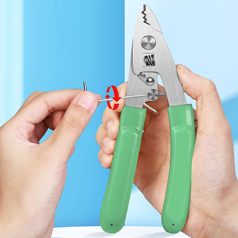 Fiber Optic Stripper 3 Hole Adjustable Caliber Wire Stripping Tool
