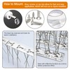QIEGL Bird Spikes 304 Stainless Steel for Coverage 30Ft 28pcs