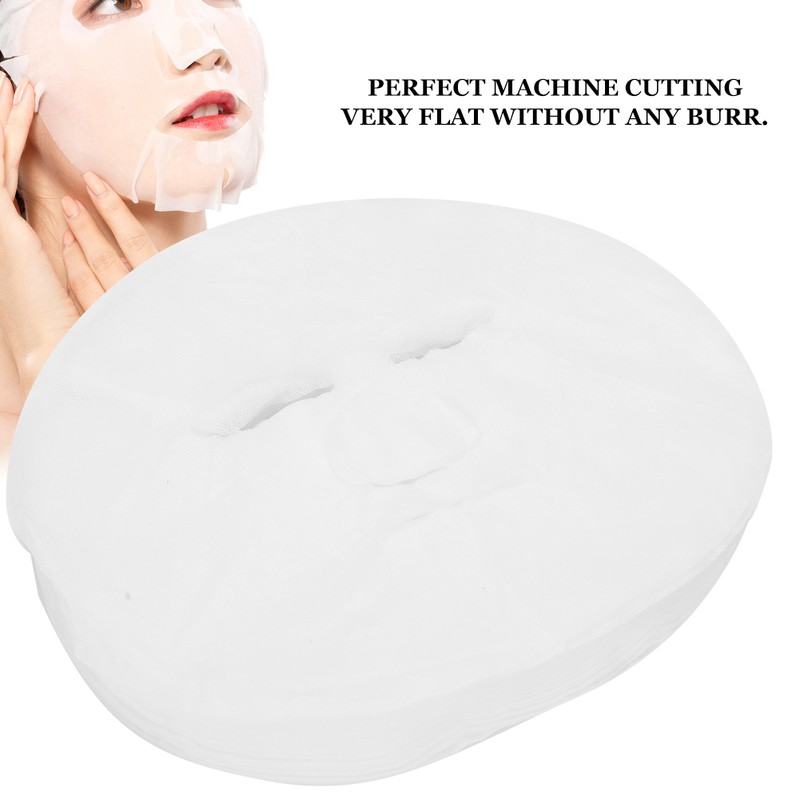 100pcs Dry Facial Mask Sheets Cosmetic Mask Fiber Paper Natural