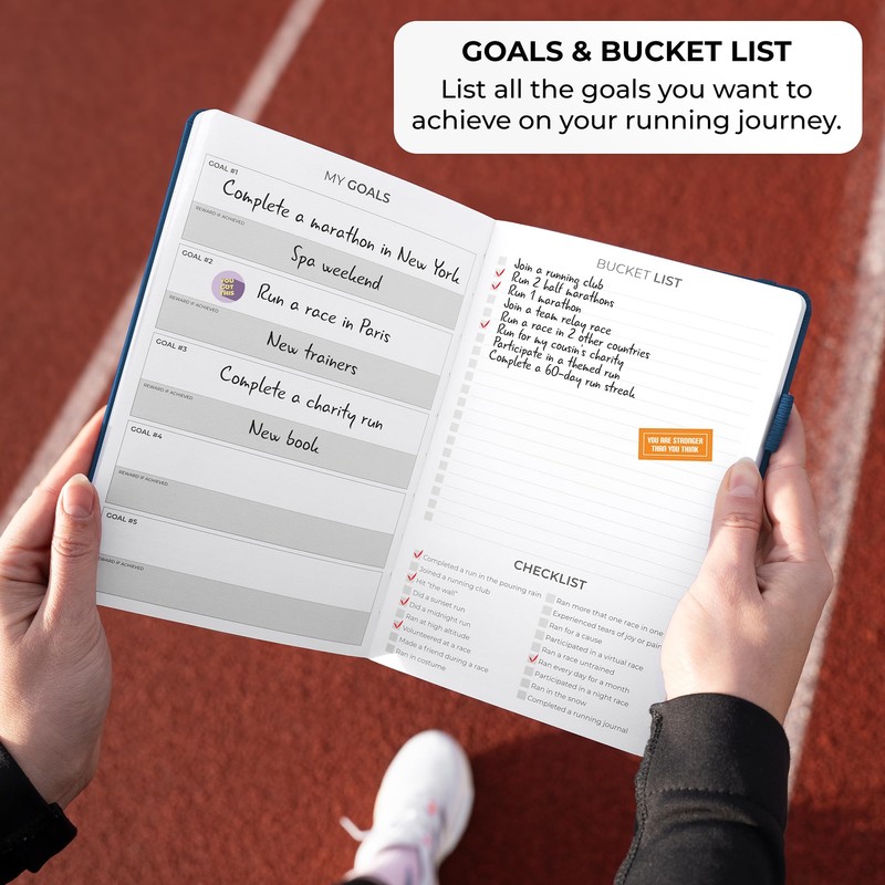 Clever Fox Running Log Book – Complete Run Training Tracker