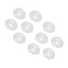 10Pcs Footswitch Toppers Clear Transparent Universal for Guitar Effects Pedal