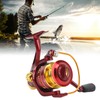 8 Bearing Fishing Spinning Reel Red Color 5.2:1 Gear Ratio