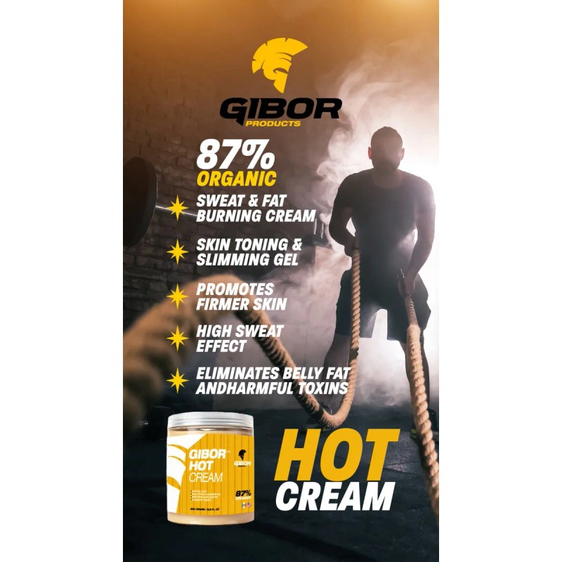Gibor Hot Cream Crema Caliente Reductora 250 Neutra