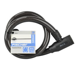 FISCHER 85846 Unisex Fischer Rope Lock, Length 80 cm, Diameter 18 mm, Black, 80