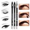 3‑Pack Black Eyebrow & Eyeliner Pencils with Sharpener – Waterproof,