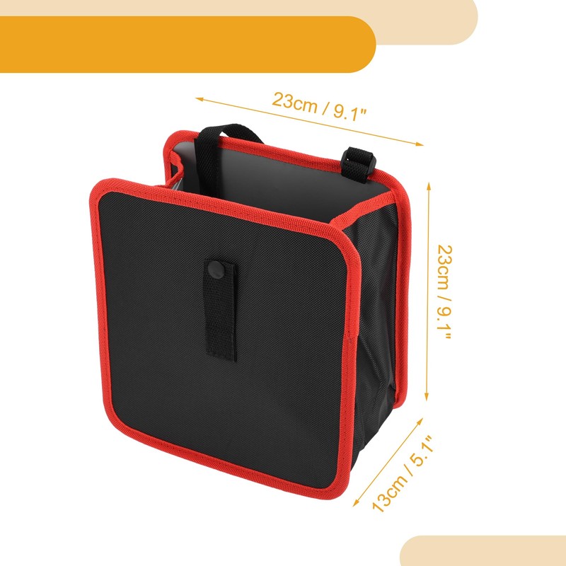 Partuto 1 Pcs Car Trash Can Auto Trash Bin Hanging