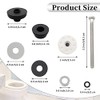 Universal Toilet Seat Hinge Bolts Kit, Heavy Duty Toilet Bolts,