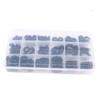 iplusmile 125pcs Rubber Seal Gasket Kit with Box Heat-Resistant Elastic