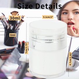 30 ml Cream Dispenser, Cream Dispenser, Pump Dispenser Cream, Airless Pump Dispenser, Cream Pump Dispenser, Cream Jar, Cream Jar for Filling, Cream Jar, Cream Jars