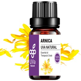 Aceites Esenciales de Árnica Aromaterapia - Natural 100% de Aceite Esencial Natural Conjunto de Difusores y Humidificadores con Caja de Regalo Exquisita (UVa Natural, 10 ML) (Árnica)