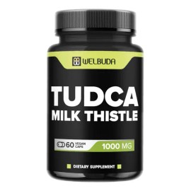 Welbuda Tudca 1000 Mg Con Cardo Mariano 60 Cápsulas Veganas