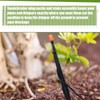 GlikCeil 100 Pcs 12.8" Irrigation Drip Support Stakes 1/4 Inch
