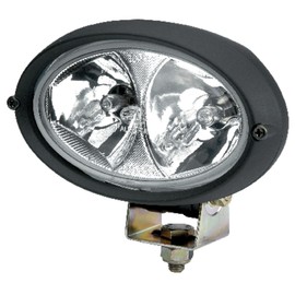 HELLA 1GA 996 161-131 Halogen-Worklight - Oval 100 - 12/24V - mounting - Vertical - Long-range illumination - Cable: 2000mm - Plug: AMP