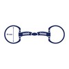 Cavalon Eggbutt Lozenge Leather Covered Snaffle Bit (5.25")