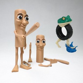 Tralalero Tralala Desk Decoration, Tung Tung Tung Sahur Figure, 3D Printed Italian Brain Red Animals, Collectible Figure for Collection and Decoration, Funny Series Dolls for Children and Adults