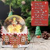 Christmas Snow Globes for Kids, Musical Snow Globe Gingerbread Man