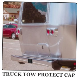 Alipis Trailer Hitch Cover Durable Tow Receiver Tube Plug Protector for Receivers Easy Installation Sleek Design for Cars Caravans and Trailers Reliable Protection Against Dust and Debris