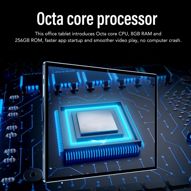 10.1 Inch Tablet for Android 12.0 Octa Core CPU 8GB