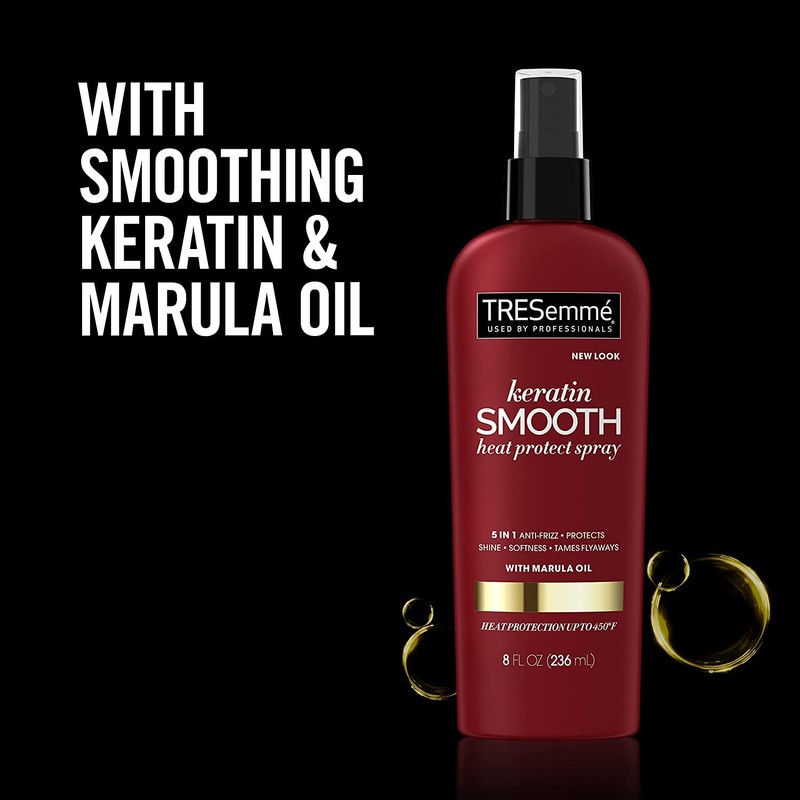 Tresemmé Heat Protect Spray with Marula Oil, Keratin Smooth for