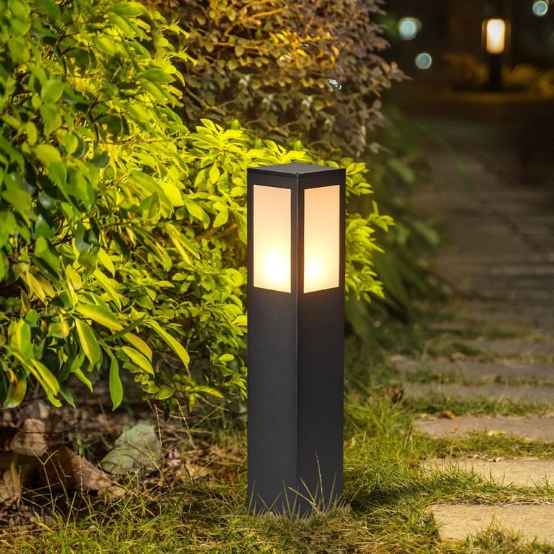 AILICIN Outdoor Path Light, Post Lights,LED Bollard Lamp for Walkway,
