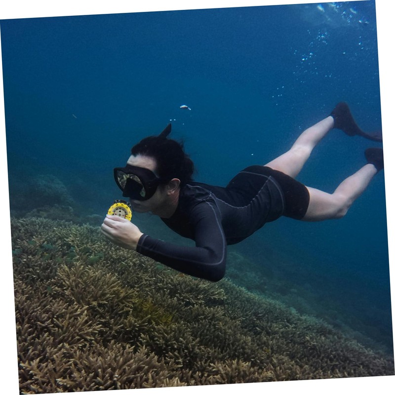 BESPORTBLE Glow Dark Dive Compass with Elastic Band Multipurpose Scuba