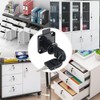 UtySty 3 Pack Drawer Lock File Cabinet Locks with Folding