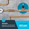 Cash Acme EB45 SharkBite Pressure Regulating Valve with Disconnect Clip,
