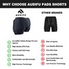 AUDIFU Kids Butt Pad Shorts for Skating Snowboarding Ski, Hip