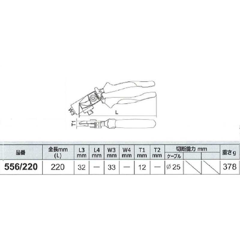 Will Sharky Cable Cutter 556/220
