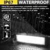 MICTUNING 1pc RV Porch Light, 9" Inch 54W 2000LM Camper