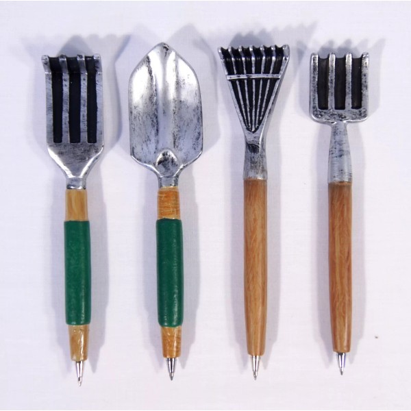 Garden Hand Tool Refillable Poly Resin Writing Pens 233X (set