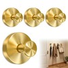 4 Pack Suction Cup Hooks for Shower, Removable Metal Hooks