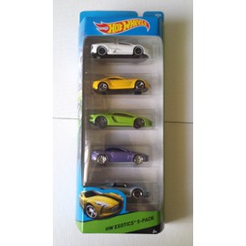 Hot Wheels, 2015 HW Workshop, HW Exotics 5-Pack [Version 1]