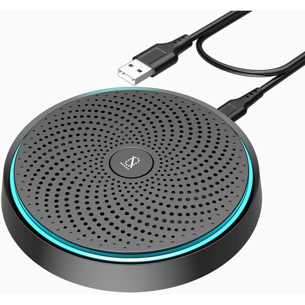 Monodeal Conference Microphone with Mute Button, Upgraded USB Microphone for