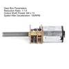 12FN20 DC6V 180RPM 1:1.8 Speed Reduction Gearwheel Gear Motor Mini