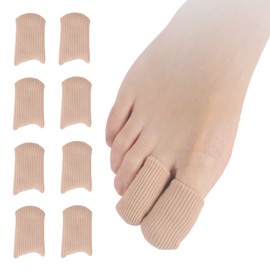 C_himawari Toe Cap Protector, Toe Impact Gel, Toe Sleeves, Toe Cap, Toe Cap Protective Cap for Blisters, Hammer Toe, Winding Nails, Nail Loss, Fish Eyes, Shoe Blister Relief, Set of 8