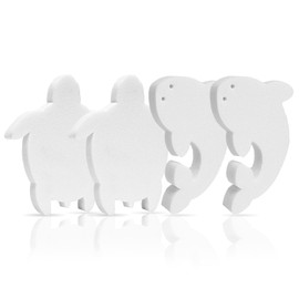 HOICATED HOICATED 4 Pack Hot Tub Scum Absorber Sponge Highly Efficient Oil Absorbing Sponge for Inflatable Hot Tub Spa Swimming Pool Cleaning Accessories Hot Tub Sponge Scum Remover