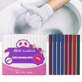 Multi-Functional Toilet Cleaning Sticks, Toilet Bowl & Tank Cleaner Stick, Long-Lasting Freshness for Bathroom, 8pcs