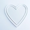Acrylic Love Heart Cutting Jig Template, Clear Acrylic Router Jig,