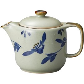 Banko Ware 18989 Kai Zen Pot with Net Teapot, Ranman, Capacity: Approx. 11.8 fl oz (350 ml), Ceramic, Made in Japan